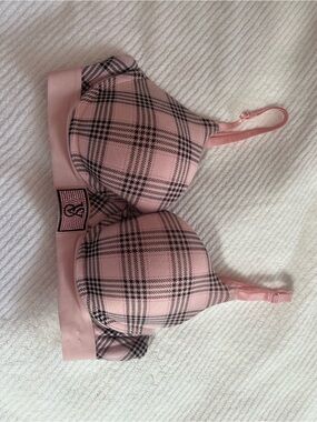 Victoria's Secret Pink Plaid T-Shirt Bra